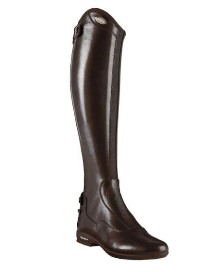 Bottes Western Pour Femme En Cuir Vintage - Avec Fleurs, Fermeture Éclair - Bottes D'Équitation Mi-Hautes