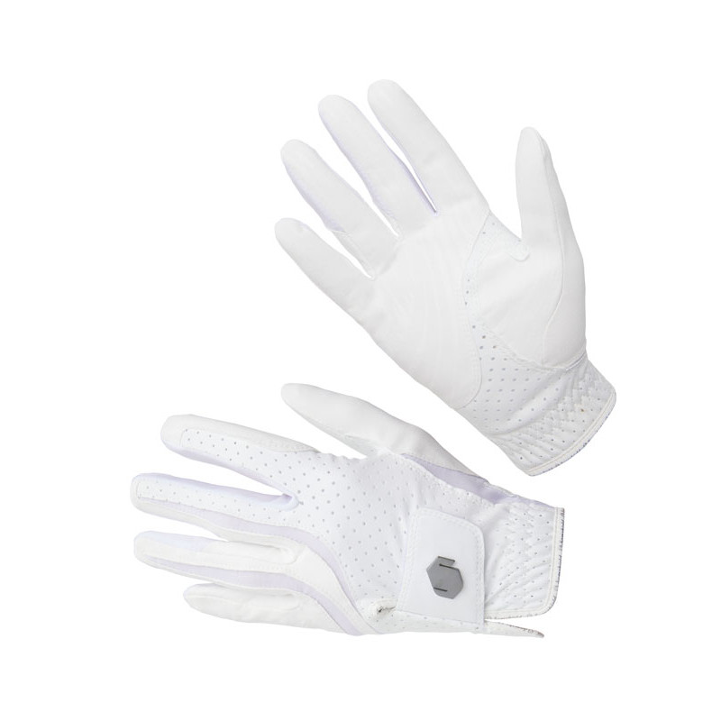 Gants D'Équitation Samshield Swaro Black 7 Avec Cristaux Swarovski - Noir