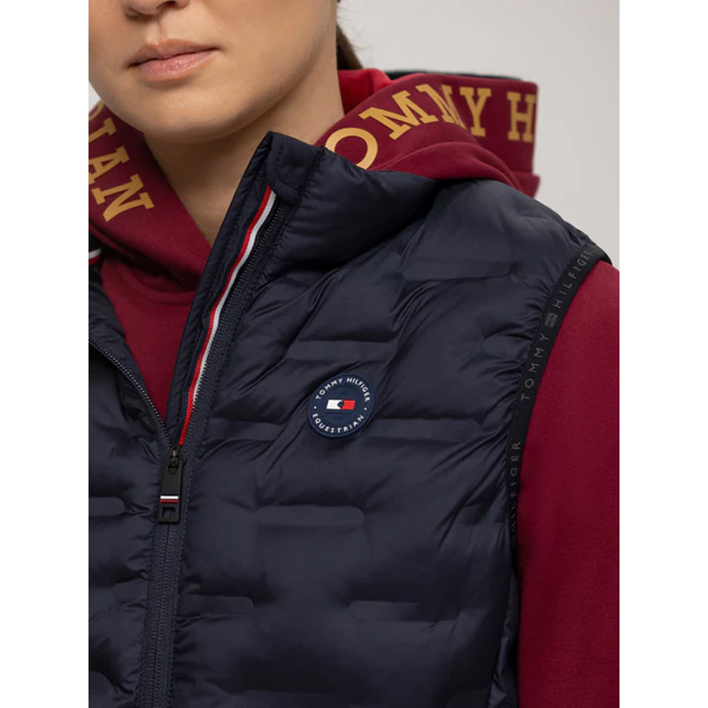 Gilet sans manches long Maine hiver 2024 Tommy Hilfiger Equestrian