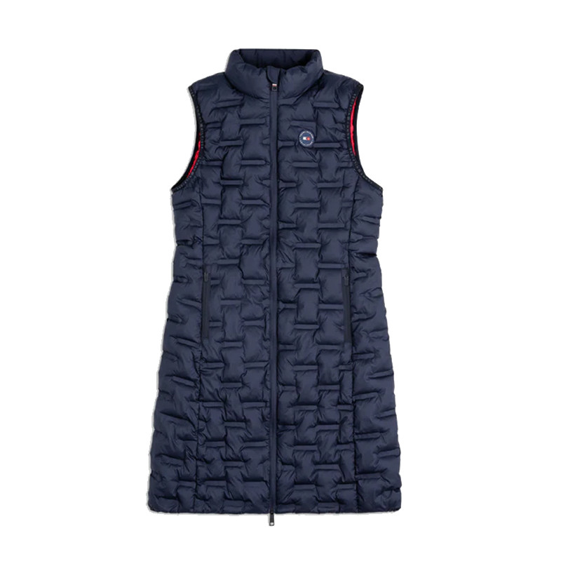 Gilet sans manches long Maine hiver 2024 Tommy Hilfiger Equestrian