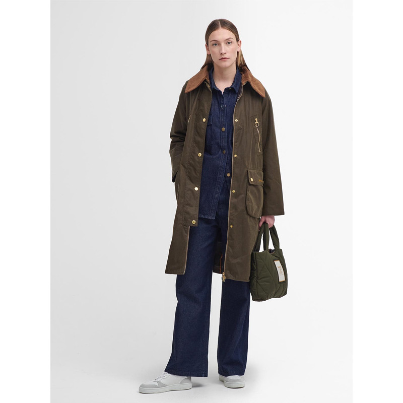 Manteau long ciré Ebberston femme Barbour