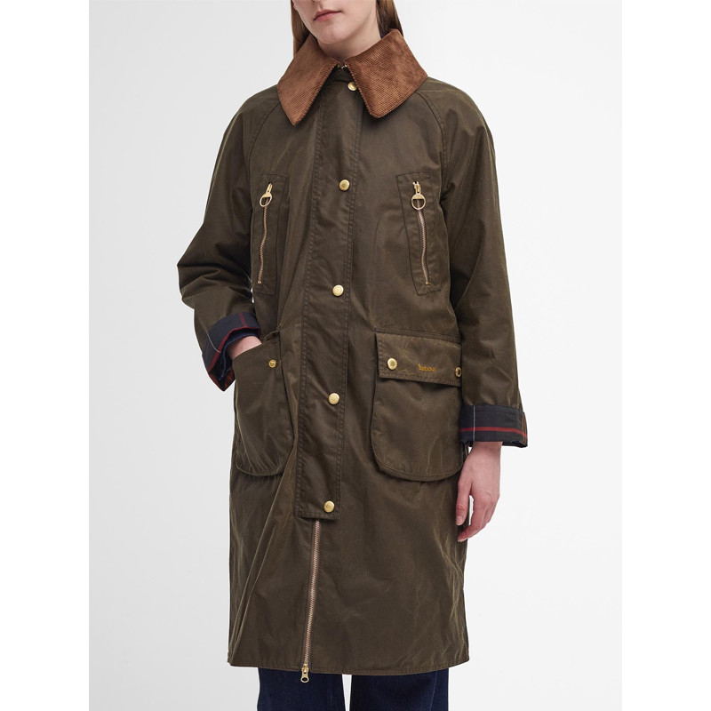 Manteau long ciré Ebberston femme Barbour