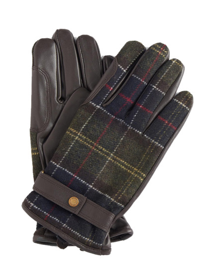 Gants Tartan Newbrough Barbour