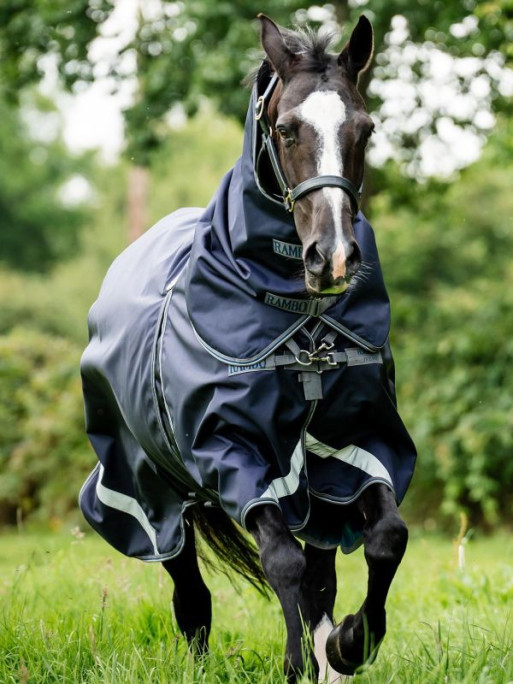 Couverture Rambo Optimo Turnout liner et couvre-cou 400g Horseware Couverture Rambo Optimo Turnout liner et couvre-cou 400g Horseware