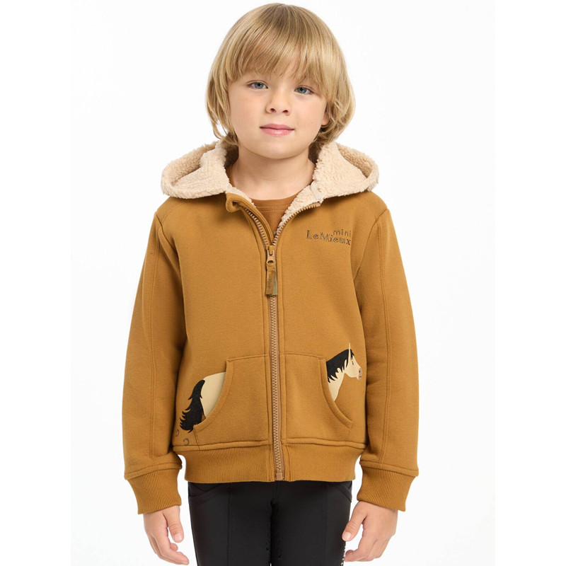 Sweat à capuche doublé Mini Charlie Lemieux