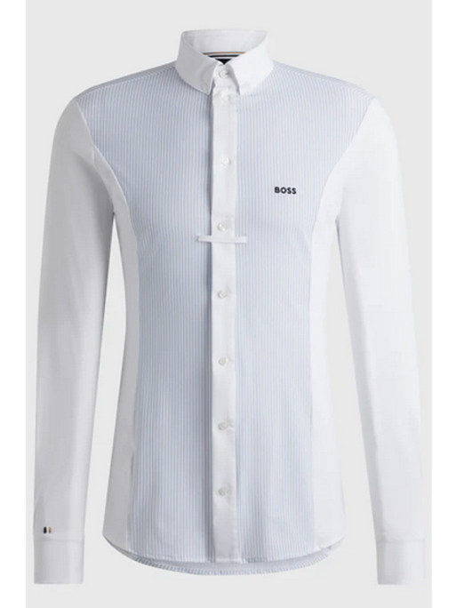 Chemise de concours Norman Logo été 2025 homme Hugo Boss Equestrian Chemise de concours Norman Logo été 2025 homme Hugo Boss Equestrian