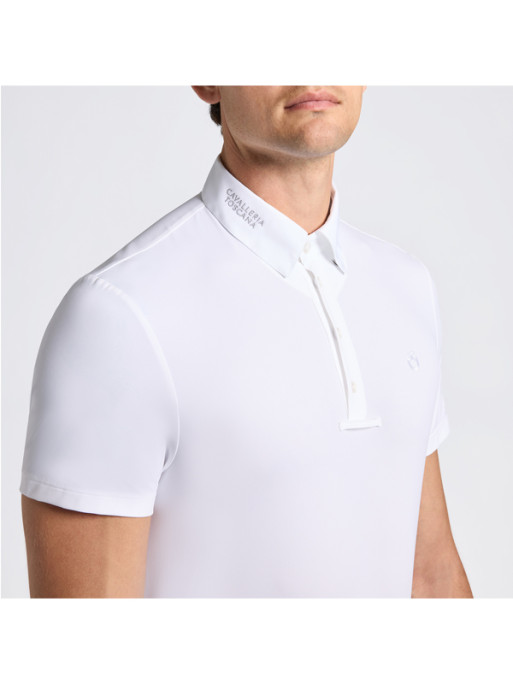 Polo de concours w/3D Logo homme SS25 Cavalleria Toscana