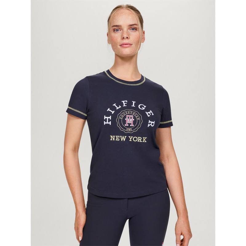 T-shirt Newport Graphic SS25 Tommy Hilfiger Equestrian