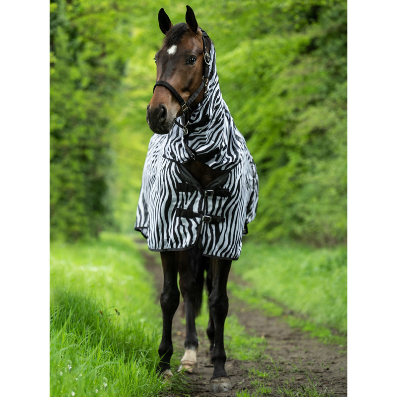 Couverture anti-mouches avec couvre-cou Zebra HKM