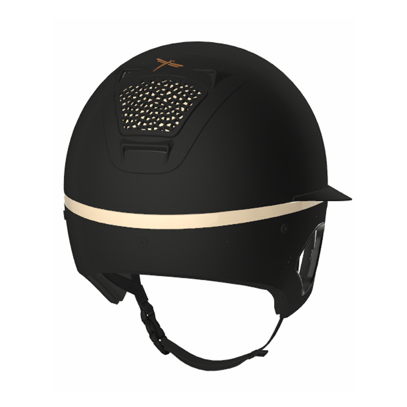 Casque Voronoï full protection black mat visière longue Freejump (vendu sans la mousse)