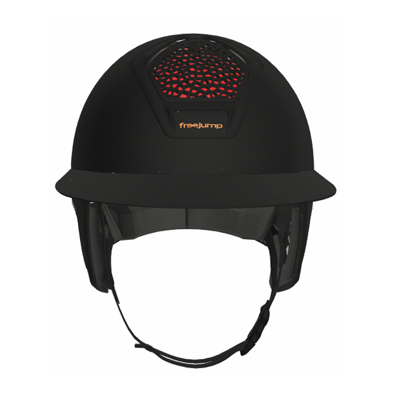 Casque Voronoï full protection black mat visière longue Freejump (vendu sans la mousse)
