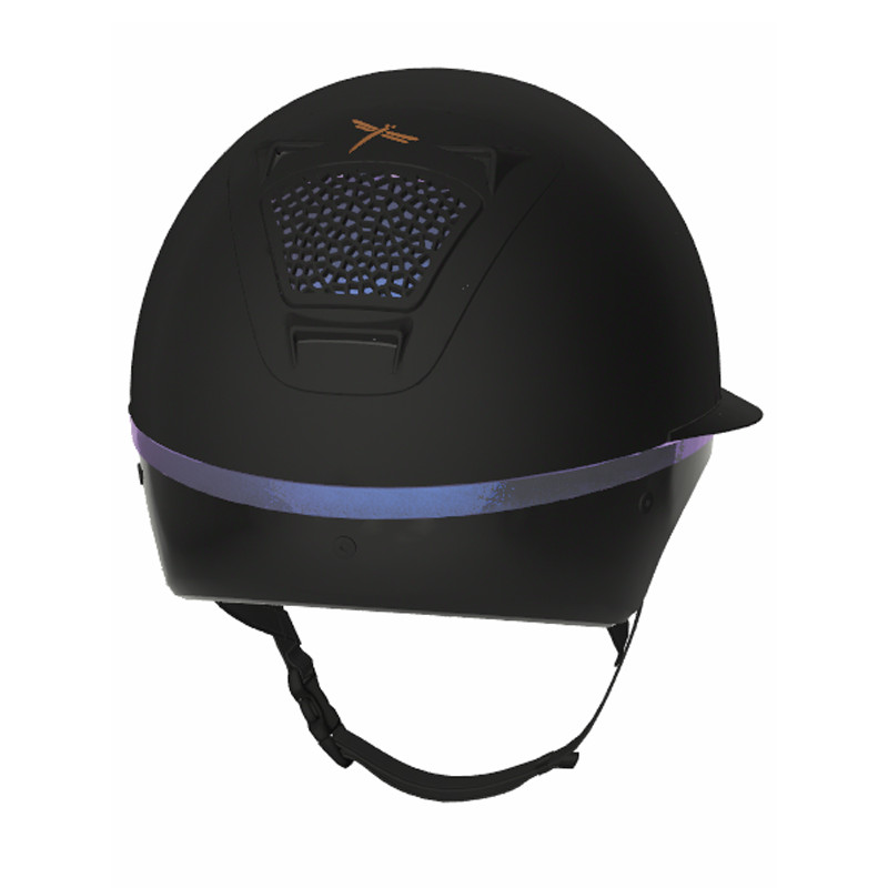 Casque Voronoï sans protection temporale black mat visière longue Freejump (vendu sans la mousse)