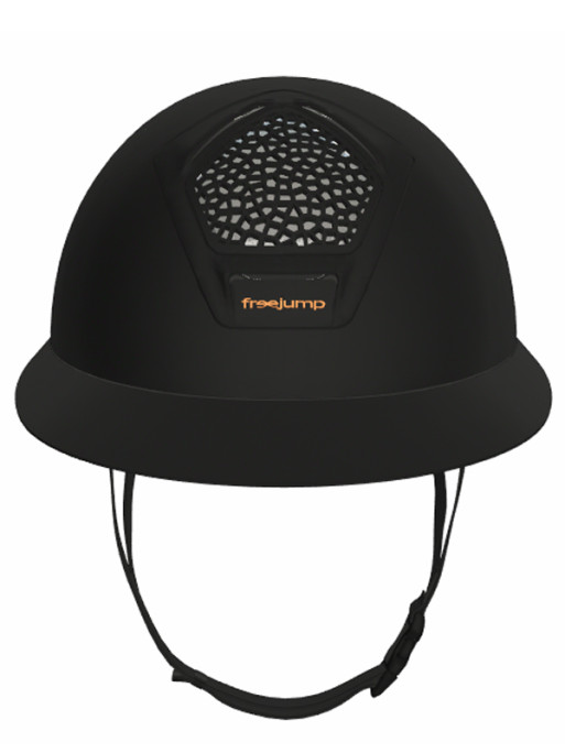 Casque Voronoï sans protection temporale black mat visière longue Freejump (vendu sans la mousse)