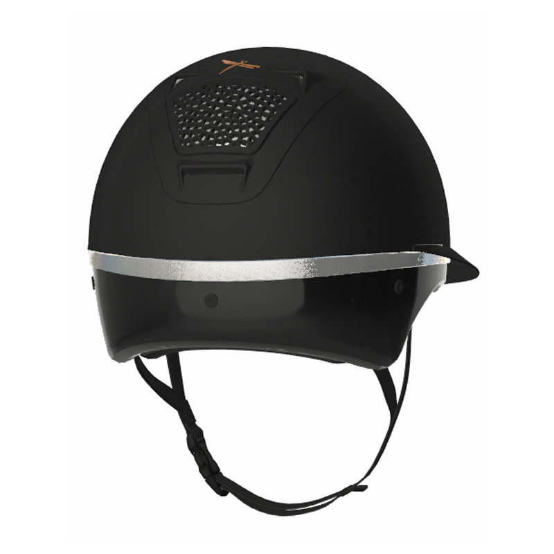 Casque Voronoï sans protection temporale black mat visière longue Freejump (vendu sans la mousse)