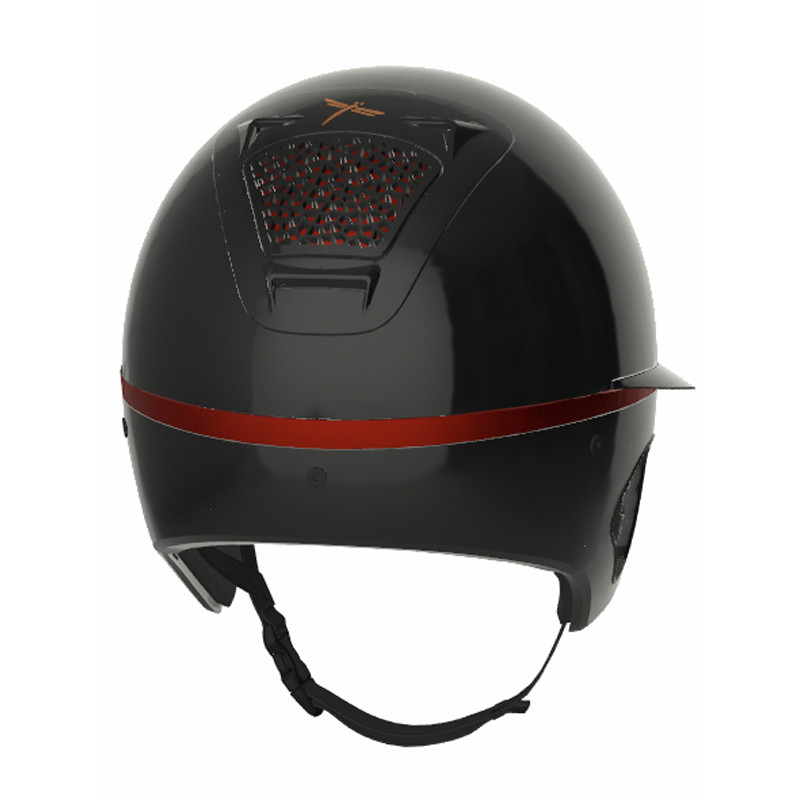 Casque Voronoï full protection black glossy visière longue Freejump (vendu sans la mousse)