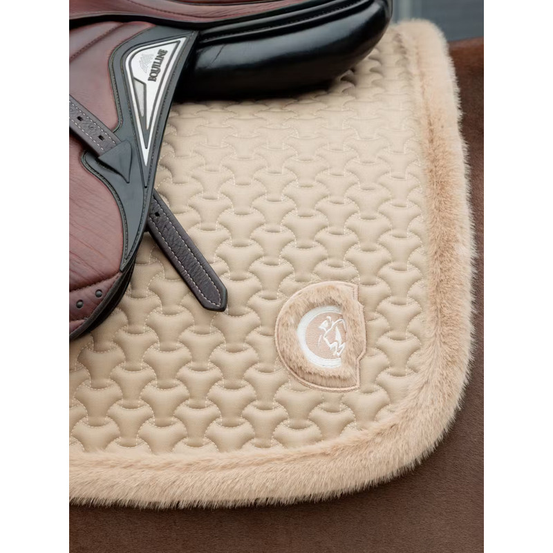Tapis de selle Plaited Fake Fur jumping Kentucky