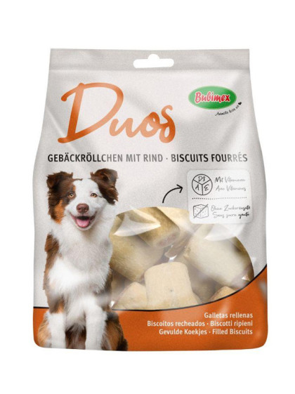 Biscuits fourrés à la viande Duos 500g Bubimex