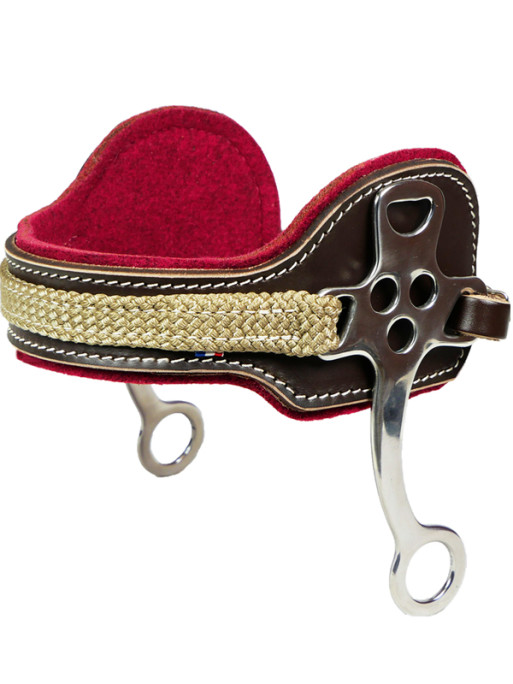 Hackamore en cuir et feutre de laine Ronzon Legend Hackamore en cuir et feutre de laine Ronzon Legend