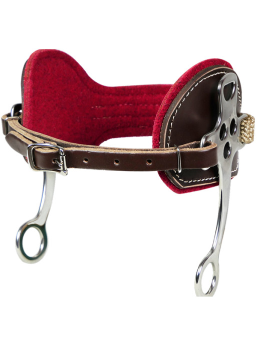 Hackamore en cuir et feutre de laine Ronzon Legend Hackamore en cuir et feutre de laine Ronzon Legend