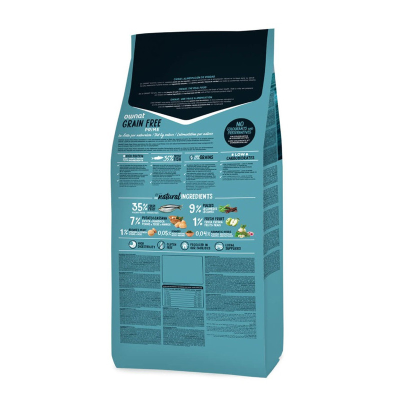 Croquettes Grain Free Prime Oily Fish 12kg Ownat