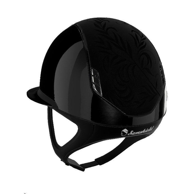 Casque Miss Shield Shadowmatt 2.0 Embroidery Samshield (vendu sans la mousse)