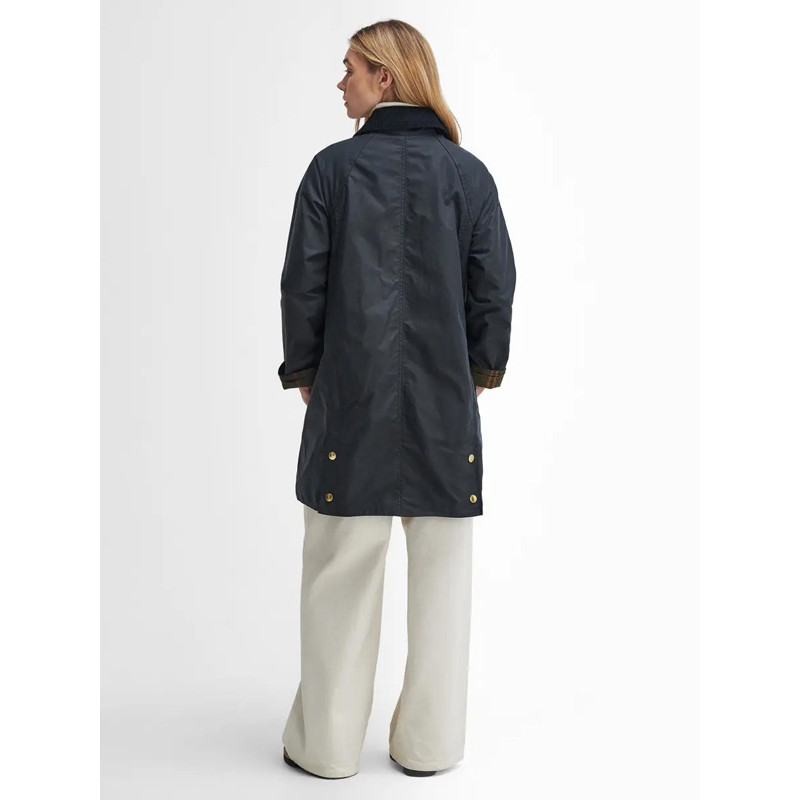 Veste longue cirée Beadnell femme Barbour
