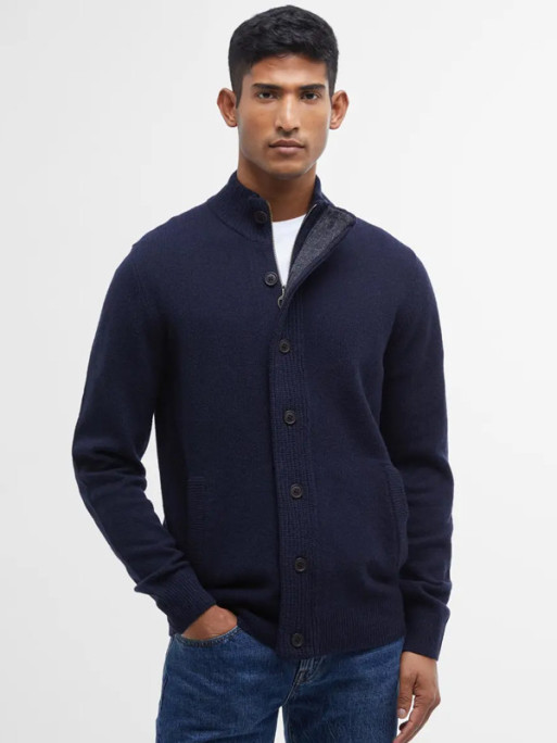 Cardigan Essential Elbow-Patch Barbour
