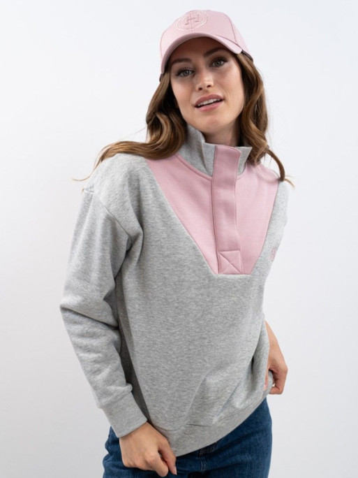 Sweat avec col montant Ambre FW25 Harcour Sweat avec col montant Ambre FW25 Harcour
