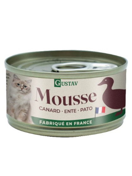 Mousse au canard chat 85g Gustav