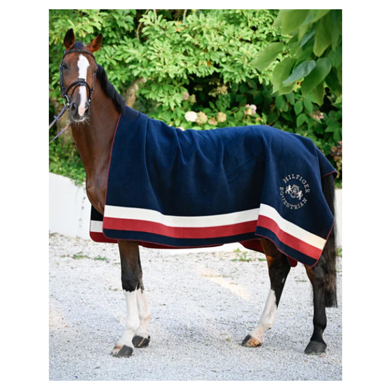 Couverture Polaire Hillsdale Square FW25 Tommy Hilfiger Equestrian