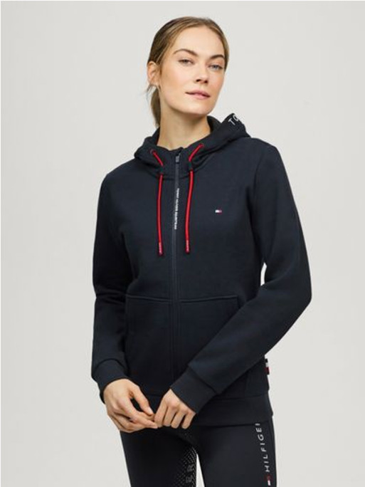 Sweat zippé Union unisexe FW25 Tommy Hilfiger Equestrian Sweat zippé Union unisexe FW25 Tommy Hilfiger Equestrian