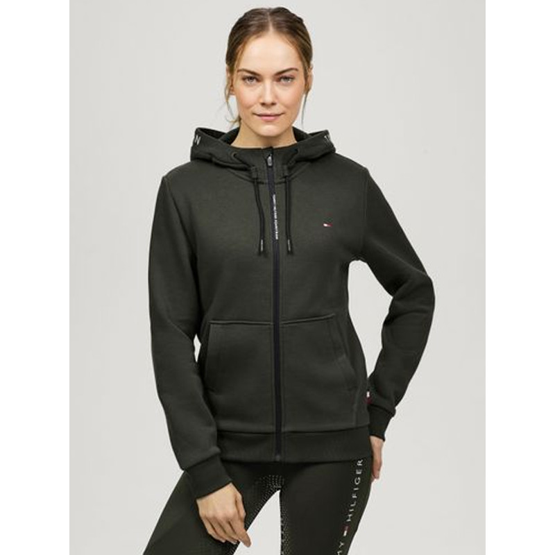 Sweat zippé Union unisexe FW25 Tommy Hilfiger Equestrian