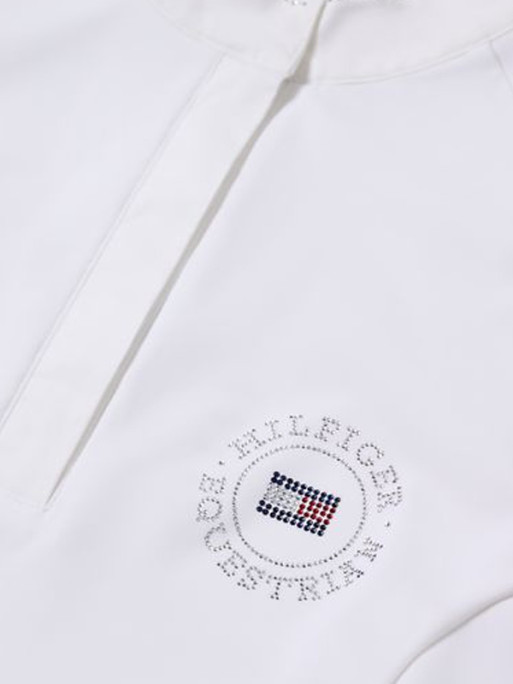 Polo de concours manches longues Taylor Rhinestone FW25 Tommy Equestrian Hilfiger Polo de concours manches longues Taylor Rhinestone FW25 Tommy Equestrian Hilfiger