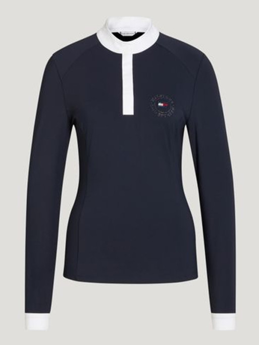 Polo de concours manches longues Taylor Rhinestone FW25 Tommy Equestrian Hilfiger