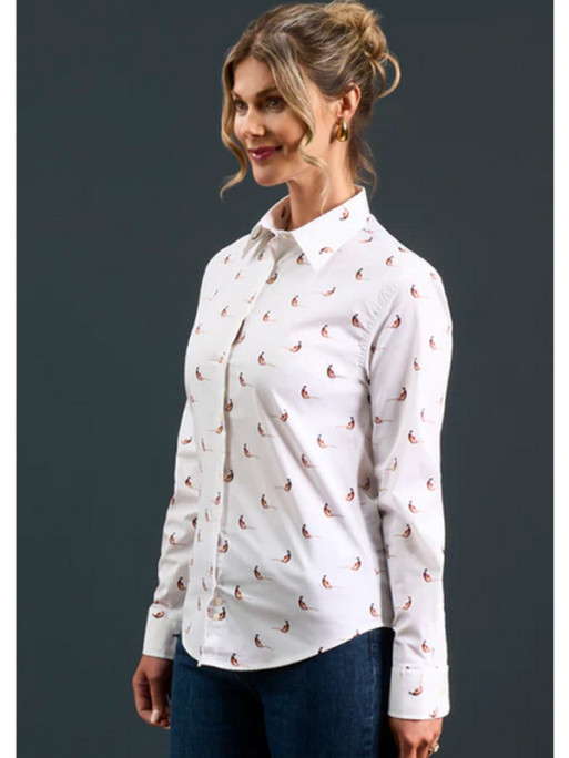 Chemise motifs imprimés femme Alan Paine