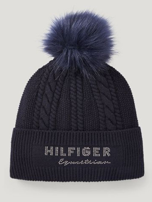 Bonnet à pompom Perry FW25 Tommy Hilfiger Equestrian Bonnet à pompom Perry FW25 Tommy Hilfiger Equestrian