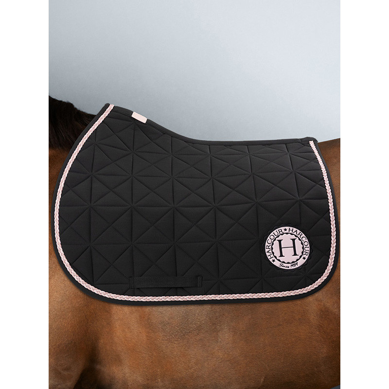 Tapis de selle Suze CSO Octobre Rose Harcour