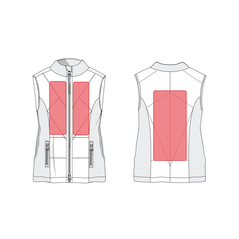 Gilet sans manches chauffant Slimline HKM
