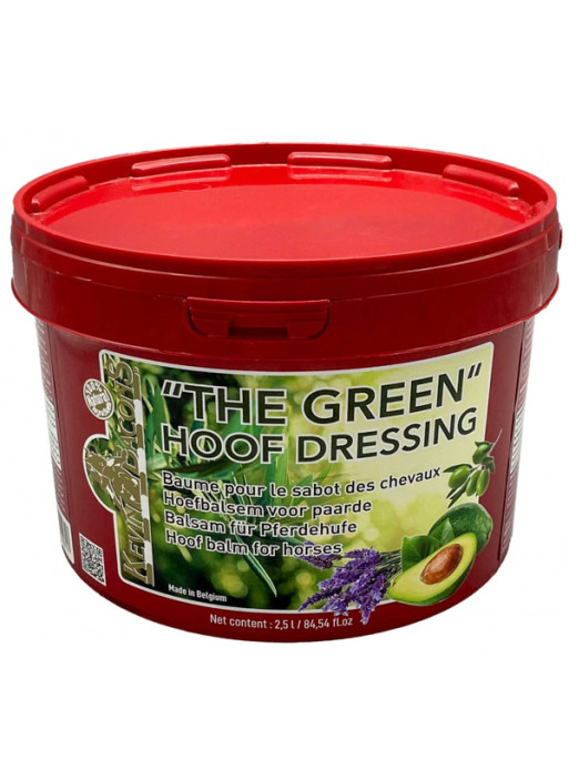 Baume pour sabots Hoof Dressing The Green 2,5L Kevin Bacon's Baume pour sabots Hoof Dressing The Green 2,5L Kevin Bacon's