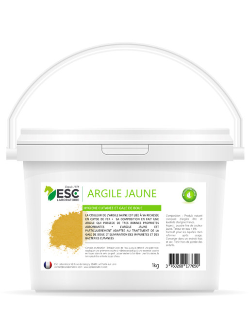 Argile Jaune 1kg ESC Argile Jaune 1kg ESC