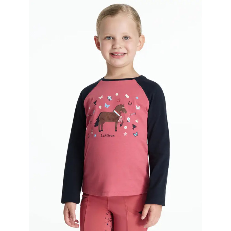 T-shirt à manches longues enfant Mini Jamie Chancer LeMieux T-shirt à manches longues enfant Mini Jamie Chancer LeMieux