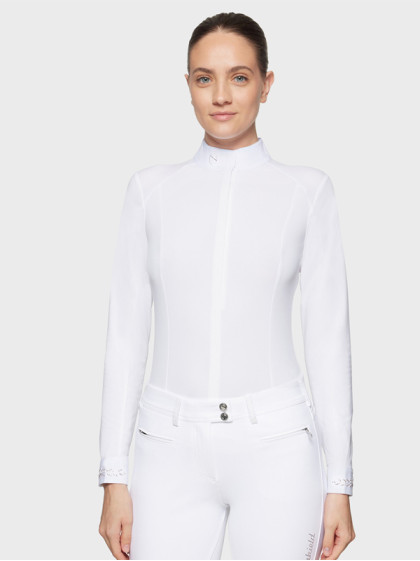 Polo de concours manches longues Aline Crystal FW25 Samshield