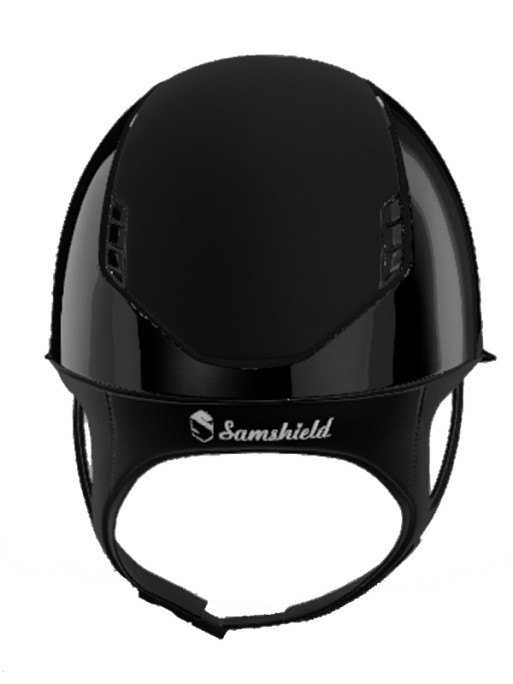 Casque Miss Shield Shadowglossy 2.0 Blason Crystal Fabrick Samshield (Mousse obligatoire vendue séparément)