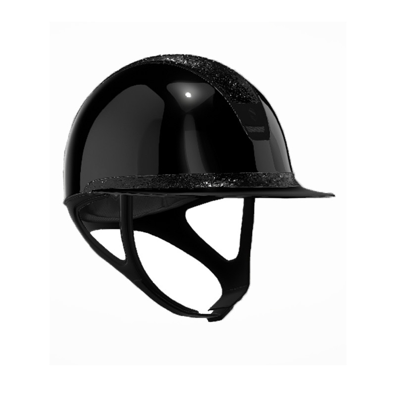 Casque Miss Shield Shadowglossy 2.0 Crystal Fabric Matt Samshield  (Mousse obligatoire vendue séparément)