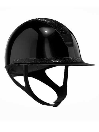 Casque Miss Shield Shadowglossy 2.0 Crystal Fabric Matt Samshield  (Mousse obligatoire vendue séparément)