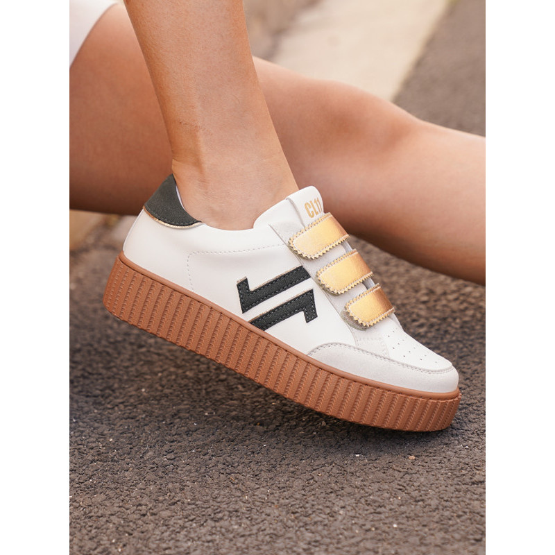 Baskets CL96M détails gold femme CL11 Sneakers
