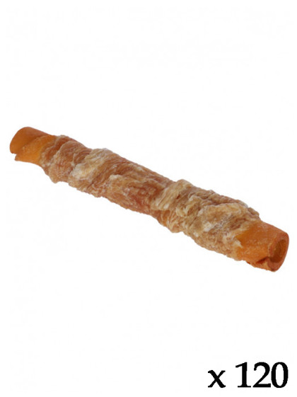 Rouleau de peau de boeuf avec poulet 30g (lot de 120)