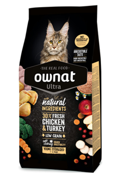 Croquettes Ultra Young Sterilized Chat 3kg Ownat