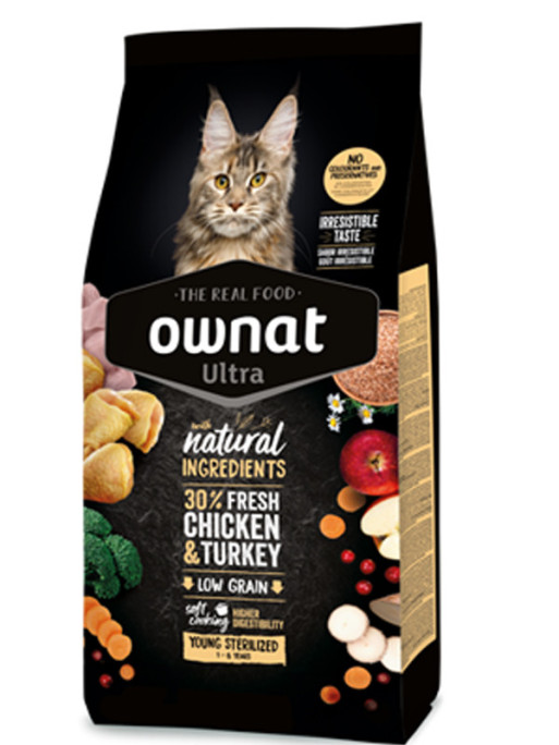 Croquettes Ultra Young Sterilized Chat 3kg Ownat