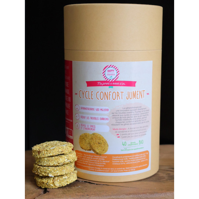 Cycle confort jument bio Happy Crackers